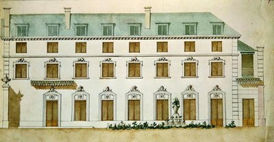 Facade of the House in Rue Fortunee, Bought by Honore de Balzac in 1847 by French School